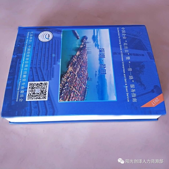 《中国企业“走出去”暨“一带一路”服务指南》图书 侧面展示